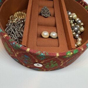 Floral Jewelry Organizer Box